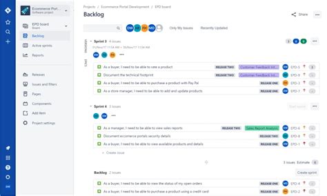 Jira Backlog Oneplan