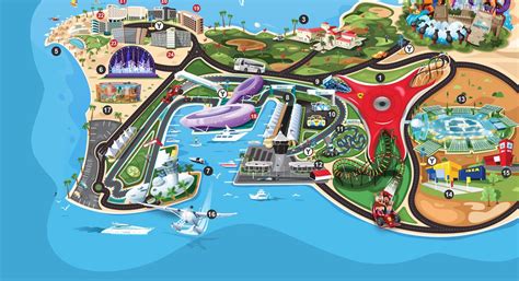 WarnerBros Abu Dhabi Map