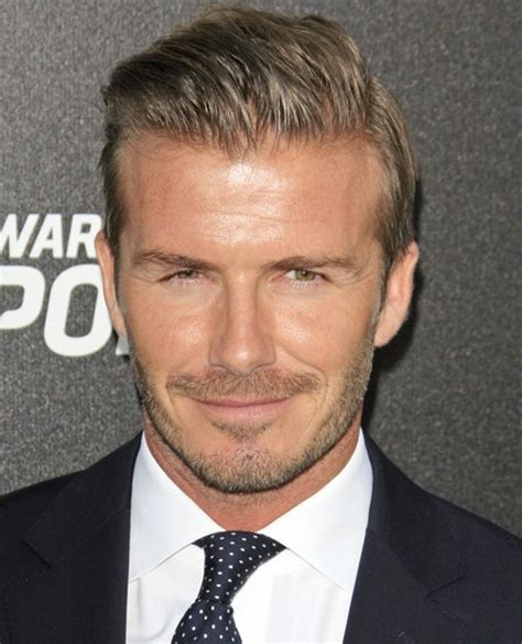 David Beckham Hairstyles 2013 : Formal Short Straight Haircut for Men