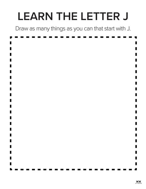 Letter J Worksheets - 50 FREE Printables | Printabulls