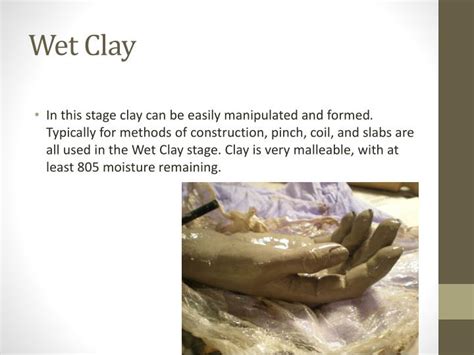 Ppt Stages Of Clay Powerpoint Presentation Id 6085575