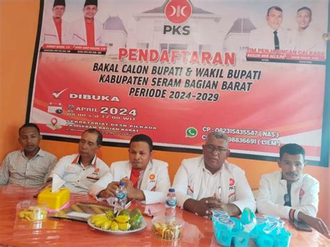 PKS Buka Pendaftaran Calkada Kabupaten Seram Bagian Barat