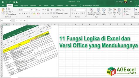 Tutorial Membuat Fungsi Logika Microsoft Excel Dinaapt Hot Sex Picture