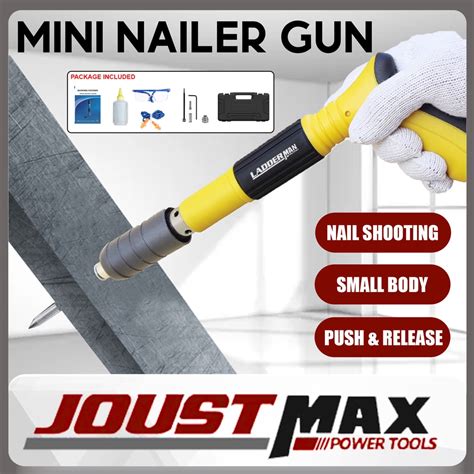 LADDERMAN Steel Nails Guns Rivet Tufting Gun Nail Gun Cordless Manual ...