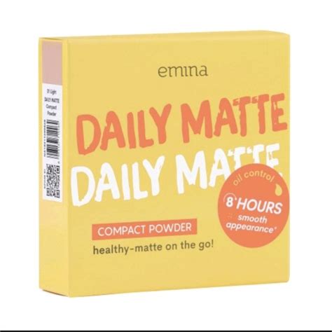 Jual Emina Daily Matte Compact Powder G Bedak Padat Twc Two Way