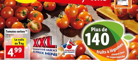 Promo Tomates Cerises Chez Lidl Icatalogue Fr