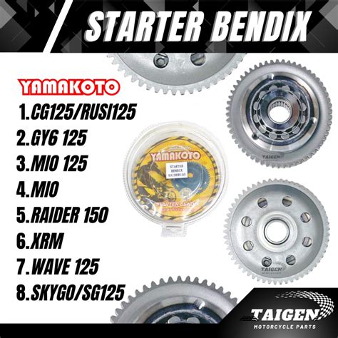 Yamakoto Starter Bendix Cg Gy Mio Raider Xrm Wave Skygo