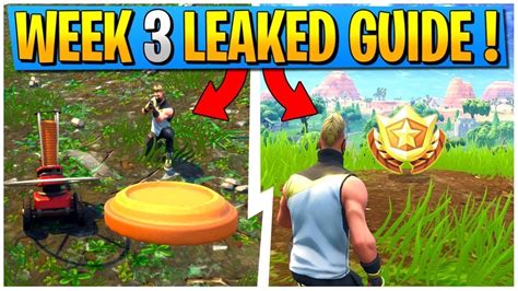 Fortnite Week 3 Battle Pass Challenges All Challenges Explained Youtube