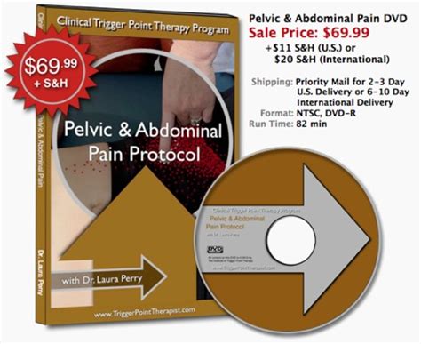 Trigger Point Therapy DVD Video Pelvic Pain Abdominal Pain Genitalia