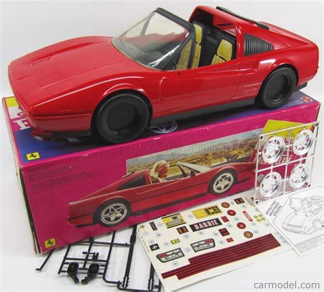 Mattel 3136 Echelle 16 Ferrari 328 Gts Barbie Red