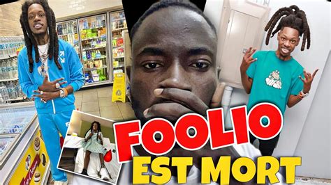 Le Rappeur Foolio Est Mort Youtube