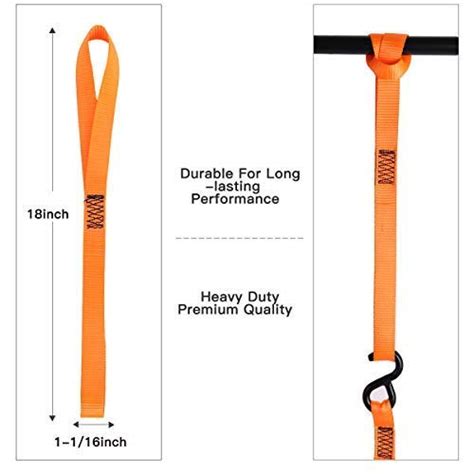 Snapklik XSTRAP STANDARD Soft Loop Tie Down Straps 8PK 1 1 16 X