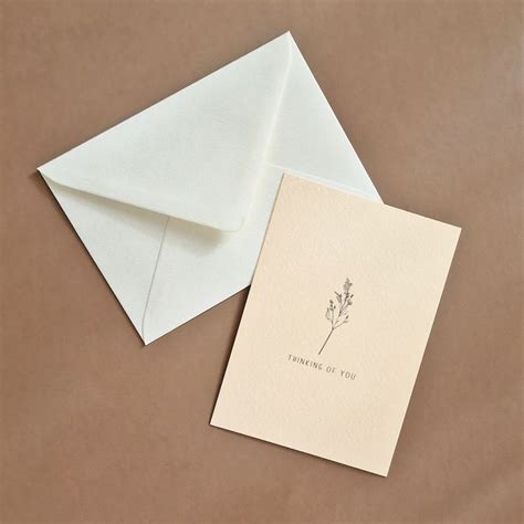 Wenskaart Envelop Thinking Of You Envelope Postcard Paper