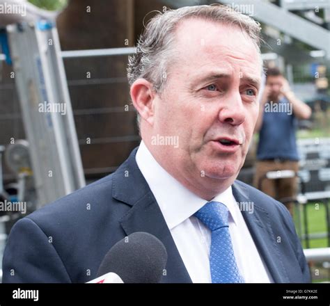 Dr Liam Fox MP Stock Photo - Alamy