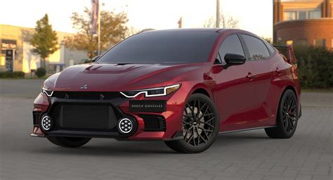 mitsubishi lancer evo xi designers renders fuel  hopes