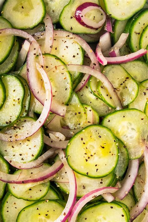 Cucumber Salad | Easy Dinner Ideas