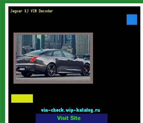 Jaguar Xj Vin Decoder Lookup Jaguar Xj Vin Number 155941 Jaguar