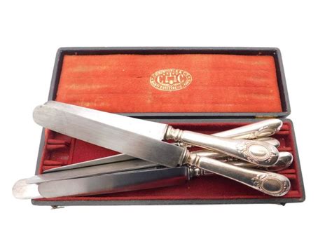 Christofle Knife Set Napoleon Iii Silver Plated Catawiki