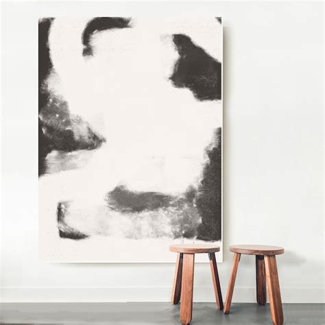 Oversized Wall Art, Minimalist Art, Abstract Art Set of 2, Gallery Wall ...