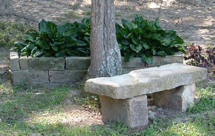 Natural Sandstone Benches Stone Garden Bench Rock Wall Gardens