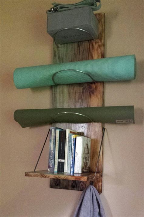 Yoga Mat Storage Shelf - yoga, yoga supplies, yoga storage, yoga mat ...