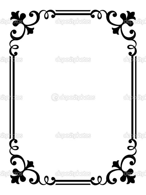 Simple Border Vector at GetDrawings | Free download