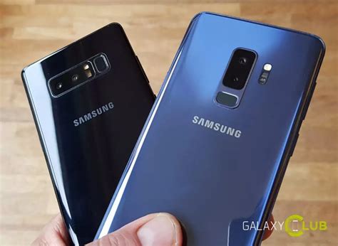 Galaxy S9 Plus Versus Note 8 Vergelijking Verschillen