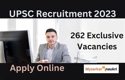 UPSC Recruitment My Sarkari Naukri