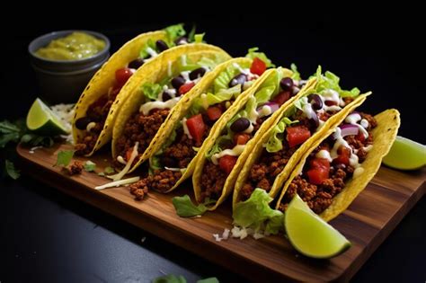 Premium AI Image | Vegan Tacos Dinner Recipe