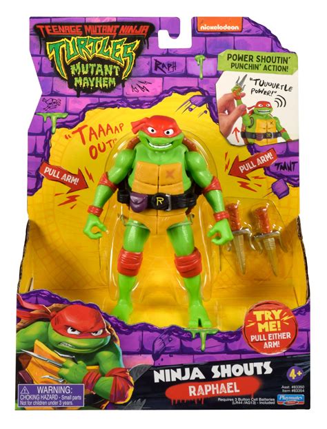 Ninja shouts Raphael Playmates Toys Figurine Film 2023 Tortuepédia