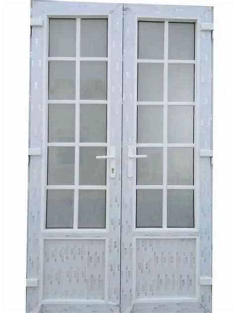 Swing 8 Feet Exterior Rectangular Upvc French Door 5mm Toughened Glass At Rs 800 Sq Ft In