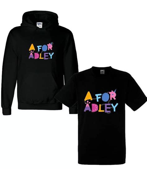 Kids A For Adley Hoodie Or T Shirt Youtuber Boys Girls Hoody Etsy Uk