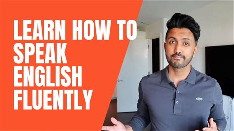 LEARN HOW TO SPEAK ENGLISH FLUENTLY YouTube