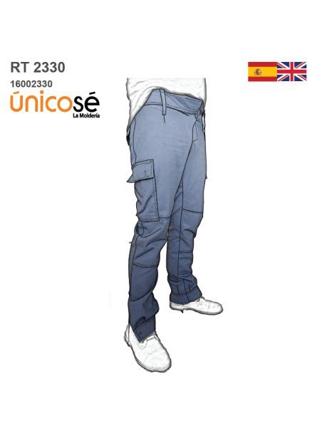 MOLDE PANTALON CARGO RT 2330