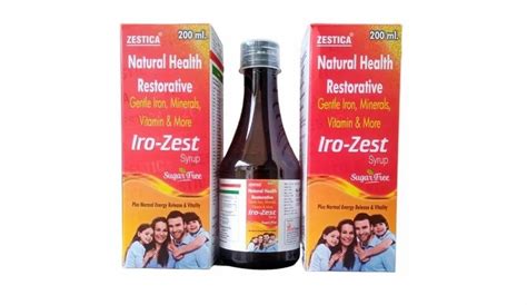 Herbal Iron Syrup Iro Zest Packaging Type Bottle Packaging Size 200