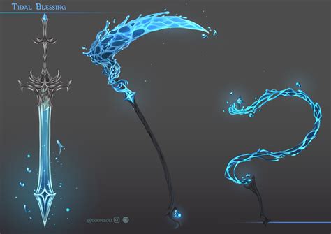 Artstation Weapon Design Tidal Blessing