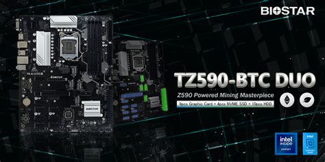 BIOSTAR ANUNCIA LA NUEVA PLACA MADRE TZ590 BTC DUO HardwaReviews