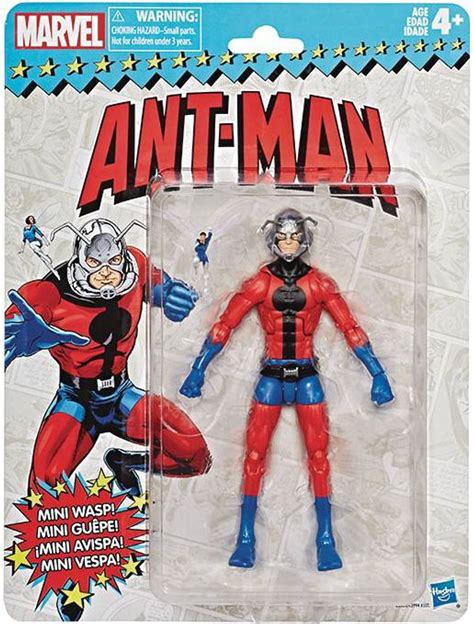 Marvel Marvel Legends Vintage Retro Series 2 Ant Man Action Figure Classic Costume Hasbro Toys