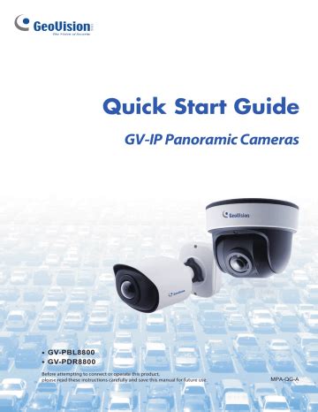 Geovision Gv Pbl Quick Start Guide Manualzz