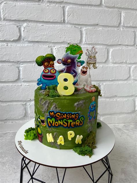 торт My Singing Monsters Monster Birthday Cakes Monster Cake Teddy Cakes