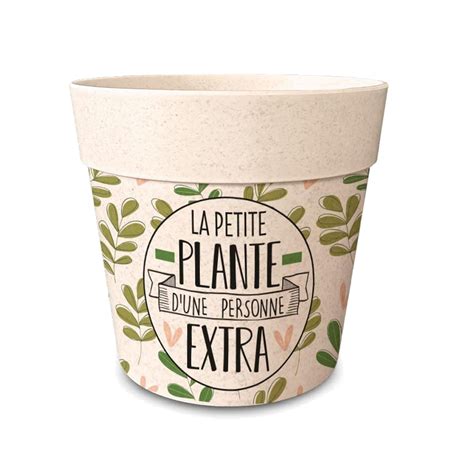 Cache Pot En Fibre De Bambou La Petite Plante D Une Personne Extra