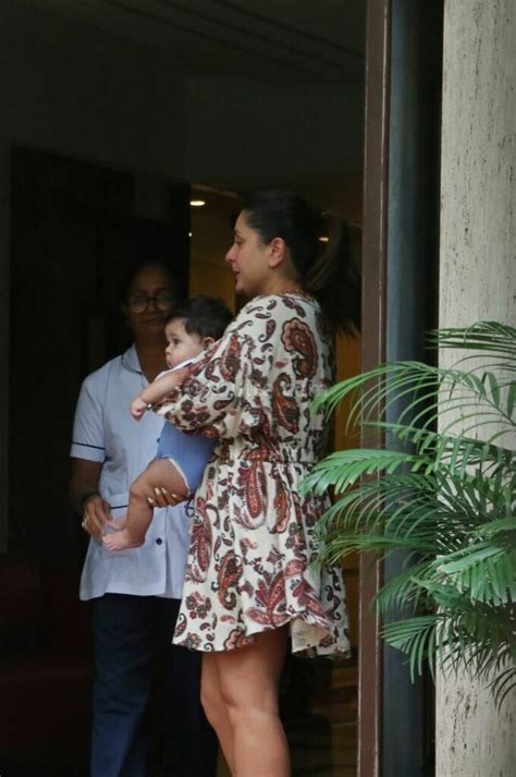 Kareena Kapoor Snapped With The Little 'Jeh'