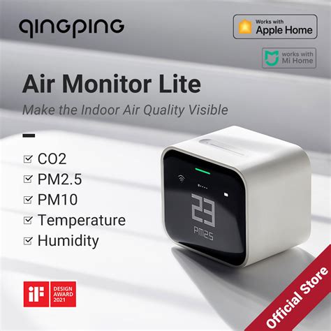 Qingping In Apple Homekit Compatible Wifi Air Quality Monitor