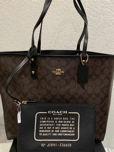 Bolso Coach Original Reversible Chocolate Con Negro F36658 3 099 00