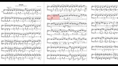 쇼팽 에튀드 흑건 Chopin Etude Op10 No5 흑건 피아노 악보 Youtube