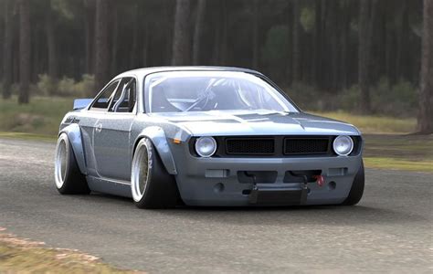 Rocket Bunny S Plymouth Cuda Look Face Kit On It