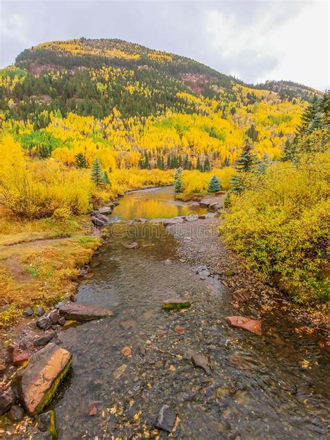 Mountain Stream In San Juan Mountains Above Telluride Colorado Stock