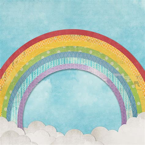 Rainbow Photography Backdrop, Photo Background for Girls