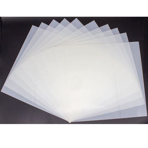 Buy 10PCS 10mil Blank Mylar Stencil Sheets 12X12 Inch Milky Translucent