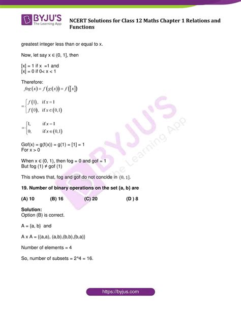 Ncert Solutions For Class Maths Miscellaneous Exercise Chapter